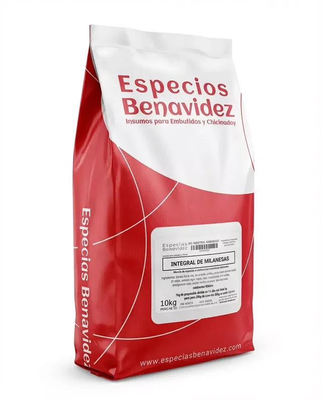 Bolsa de integral para milanesas y batter de producción comercial